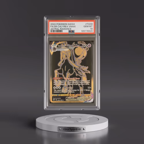 2022 Pokémon Sword & Shield Astral Radiance #TG30 Shadow Rider Calyrex Vmax - Full Art (PSA 10 GEM M