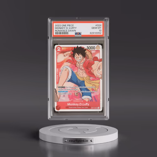 2022 One Piece OP01-Romance Dawn #024 Monkey D. Luffy (PSA 10 GEM MINT)