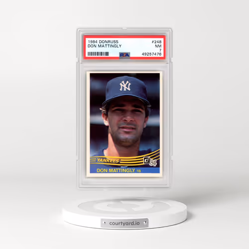 1984 Donruss #248 Don Mattingly (PSA 7 NM)