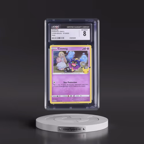 2021 Celebrations #013/025 Cosmog - Holo (CGC 8 NM-MT)