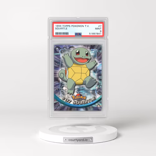 1999 Topps Pokémon TV #7 Squirtle (PSA 9 MINT)