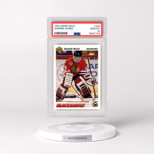 1991 Upper Deck #335 Dominik Hasek (PSA 10 GEM MINT)