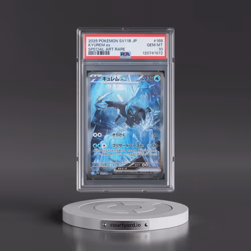 2025 Pokémon Sv11b-Black Bolt #168 Kyurem EX - Holo Special Art Rare (PSA 10 GEM MINT)