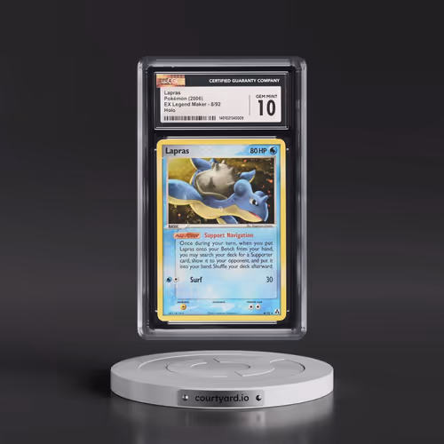 2006 Pokémon EX Legend Maker #8 Lapras - Holo (CGC 10 GEM MINT)