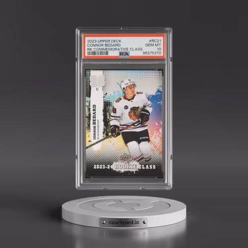 2023 Upper Deck Rookie Commemorative Class #RC21 Connor Bedard (PSA 10 GEM MINT)