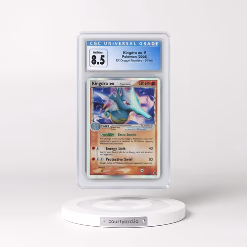 2006 Pokémon EX Dragon Frontiers #94 Kingdra EX - Holo Holo (CGC 8.5 NM-MT+)