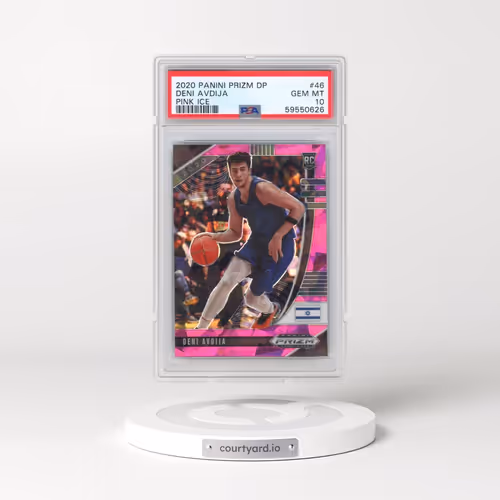 2020 Panini Prizm Draft Picks #46 Deni Avdija - Pink Ice (PSA 10 GEM MINT)
