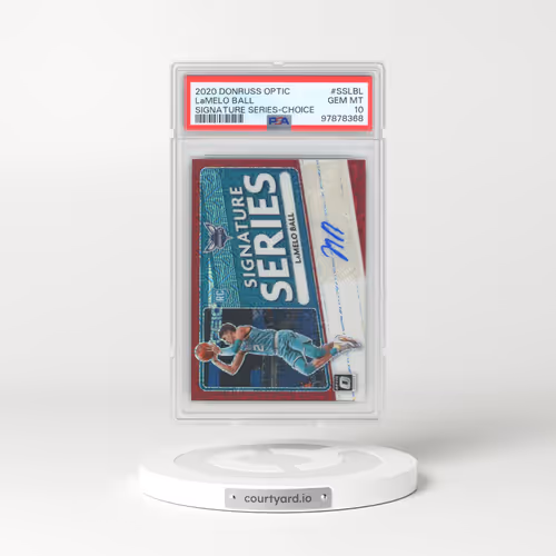 2020 Panini Donruss Optic Signature Series #SSLBL LaMelo Ball - Choice (PSA 10 GEM MINT)
