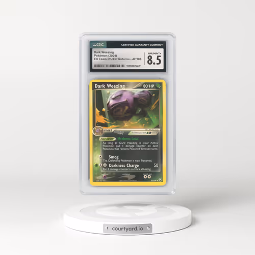 2004 EX Team Rocket Returns #42/109 Dark Weezing (CGC 8.5 NM-MT+)