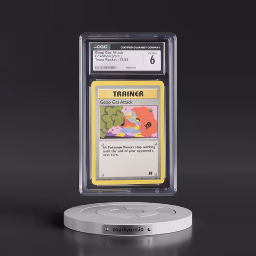 1999 Team Rocket #78/82 Goop Gas Attack (CGC 6 EX-NM)