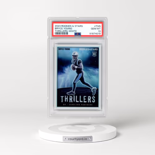 2023 Panini Rookies & Stars Thrillers #TH5 Bryce Young - White (PSA 10 GEM MINT)