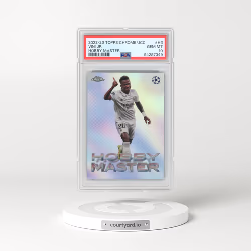 2022-23 Topps Chrome UEFA Club Competitions Hobby Masters #H3 Vini Jr. (PSA 10 GEM MINT)