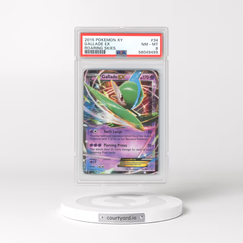 2015 Roaring Skies #34 Gallade EX - Full Art Holo (PSA 8 NM-MT)
