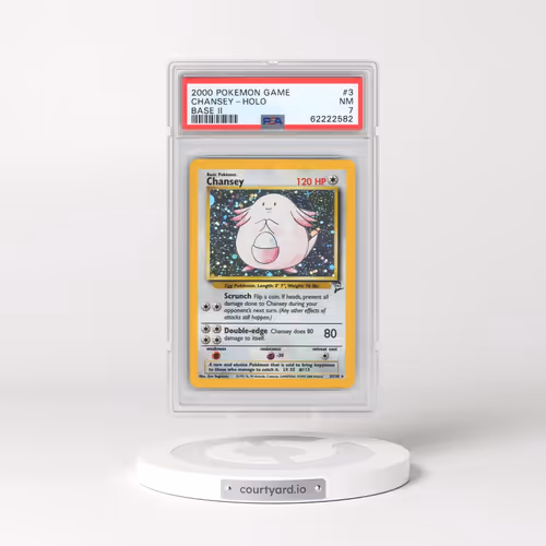 2000 Pokémon Game Base II #3 Chansey - Holo (PSA 7 NM)