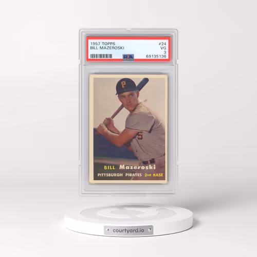 1957 Topps #24 Bill Mazeroski (PSA 3 VG)