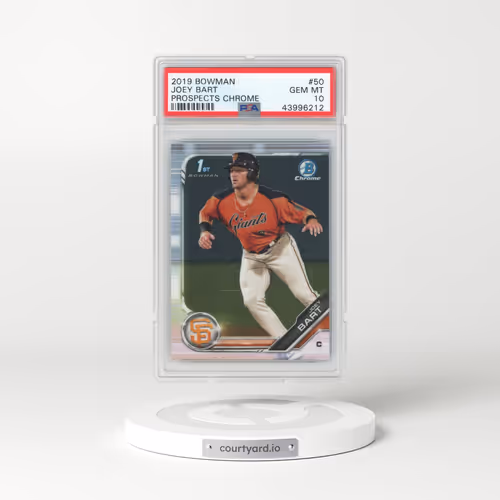 2019 Bowman Prospects Chrome #50 Joey Bart (PSA 10 GEM MINT)