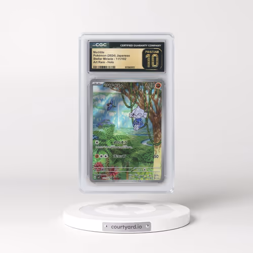 2024 Pokémon SV7-Stellar Miracle #111 Meditite - Art Rare (CGC 10 PRISTINE)