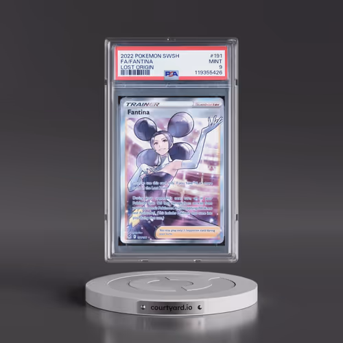 2022 Pokémon Sword & Shield Lost Origin #191 Fantina - Full Art (PSA 9 MINT)