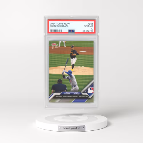2024 Topps Now #264 Paul Skenes/Shohei Ohtani (PSA 10 GEM MINT)