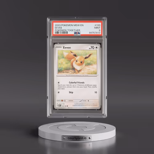 2023 Pokémon Mew EN-151 #133 Eevee - Pokemon Together (PSA 9 MINT)