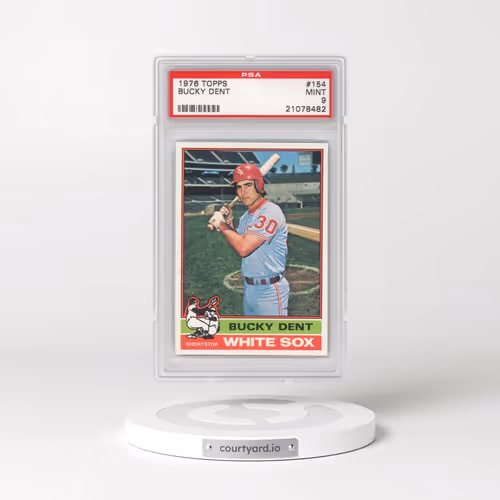 1976 Topps #154 Bucky Dent (PSA 9 MINT)