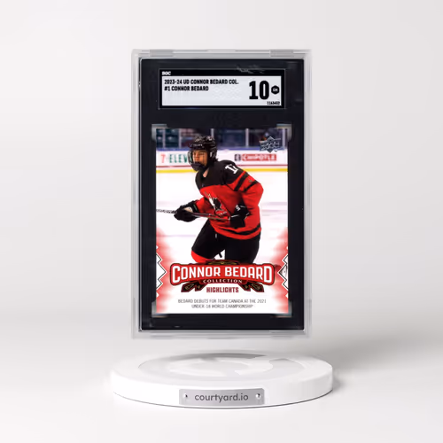 2023 Upper Deck Connor Bedard Col. #1 Connor Bedard (SGC 10 GEM MINT)