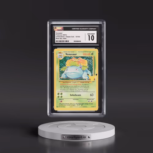2021 Celebrations - Classic Collection #15/102 Venusaur - Base Set Holo (CGC 10 GEM MINT)