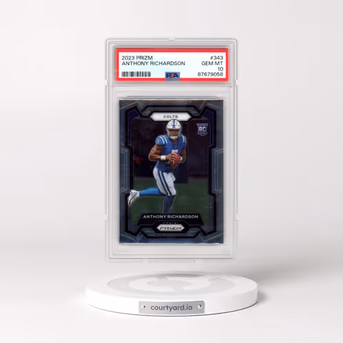 2023 Panini Prizm #343 Anthony Richardson (PSA 10 GEM MINT)