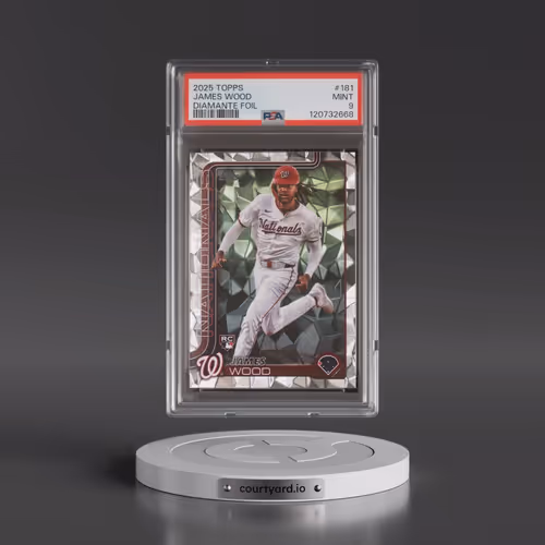 2025 Topps #181 James Wood - Diamante Foil (PSA 9 MINT)