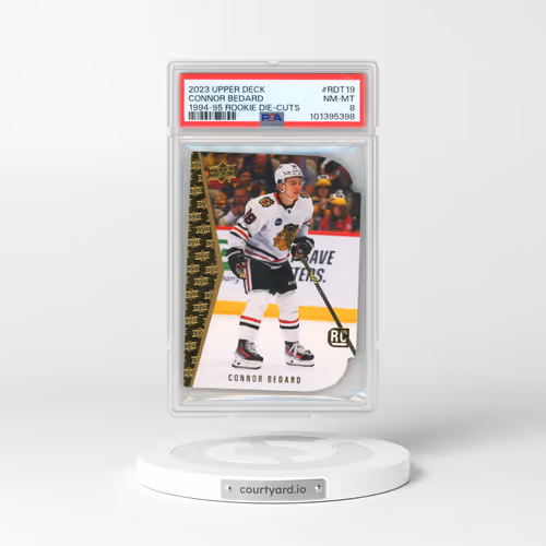 2023 Upper Deck 1994-95 Rookie Die-Cuts #RDT19 Connor Bedard (PSA 8 NM-MT)
