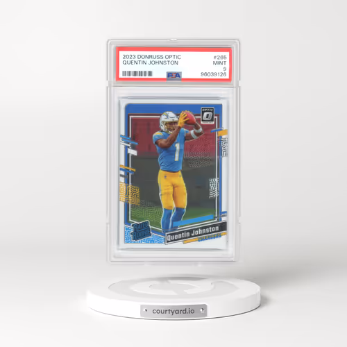 2023 Panini Donruss Optic #265 Quentin Johnston (PSA 9 MINT)