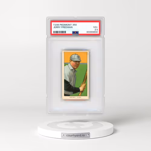 1909 T206 Piedmont 350 Jerry Freeman (PSA 3.5 VG+)