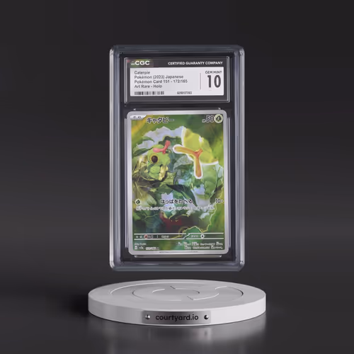 2023 Pokémon Card 151 #172/165 Caterpie - Art Rare Holo (CGC 10 GEM MINT)