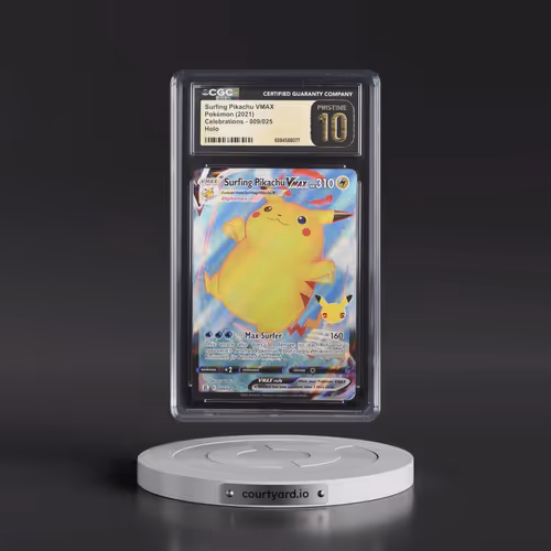 2021 Celebrations #009/025 Surfing Pikachu VMAX - Holo (CGC 10 PRISTINE)