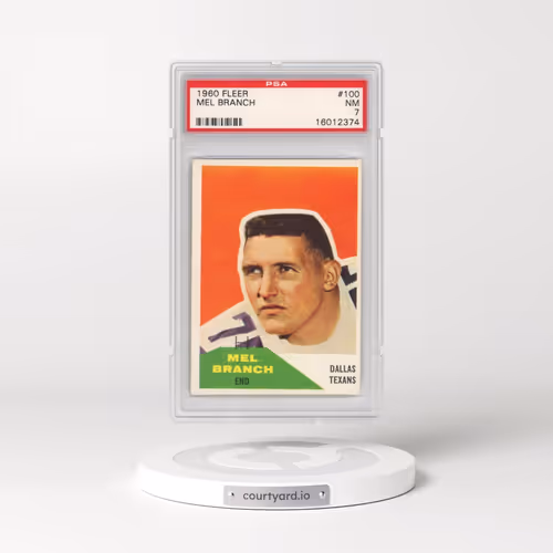 1960 Fleer #100 Mel Branch (PSA 7 NM)