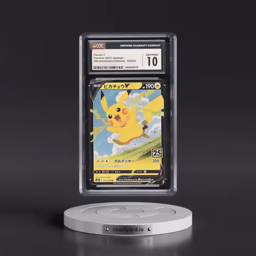2021 Pokémon 25th Anniversary Collection #020 Pikachu V - Holo (CGC 10 GEM MINT)