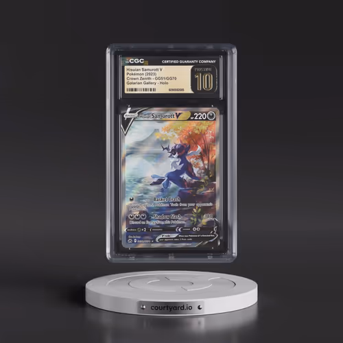 2023 Crown Zenith #GG51/GG70 Hisuian Samurott V - Galarian Gallery Holo (CGC 10 PRISTINE)