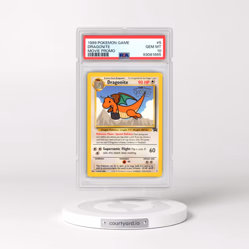 1999 Pokémon Game Movie #5 Dragonite - Movie Promo (PSA 10 GEM MINT)