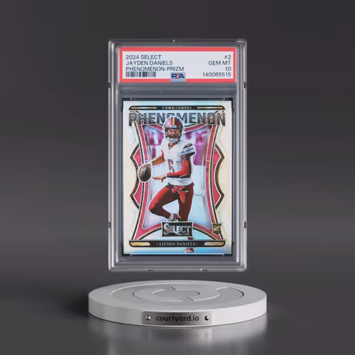 2024 Panini Select Phenomenon #2 Jayden Daniels - Prizm (PSA 10 GEM MINT)