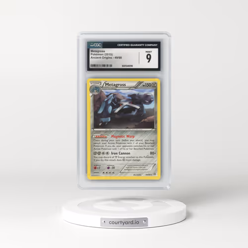 2015 Ancient Origins #49/98 Metagross (CGC 9 MINT)