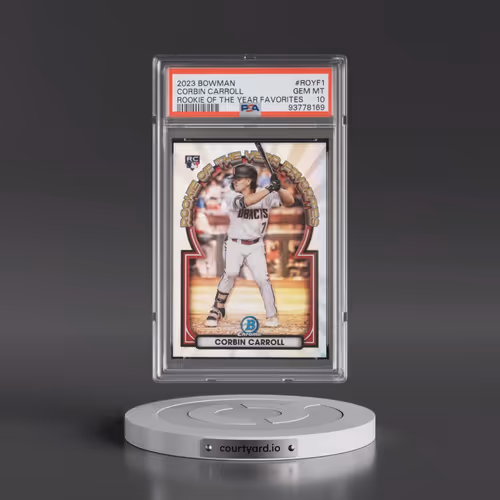 2023 Bowman Rookie of the Year Favorites #ROYF1 Corbin Carroll (PSA 10 GEM MINT)