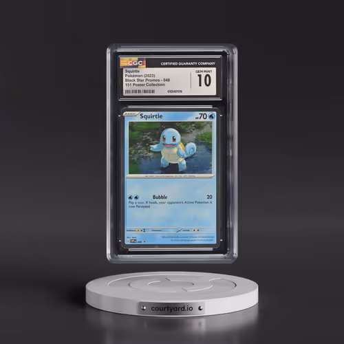 2023 Black Star Promos - Scarlet & Violet SVP EN #048 Squirtle - Cosmos Holo (CGC 10 GEM MINT)