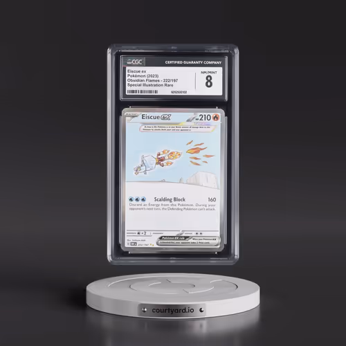 2023 Obsidian Flames - OBF EN #222/197 Eiscue ex - Special Illustration Rare (Holo) (CGC 8 NM-MT)