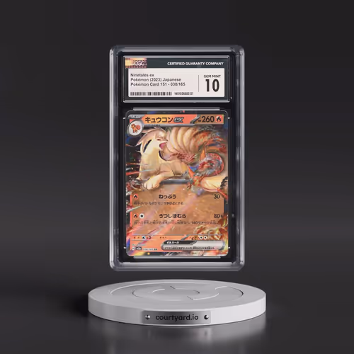 2023 Pokémon Card 151 #038/165 Ninetales ex - Holo (CGC 10 GEM MINT)