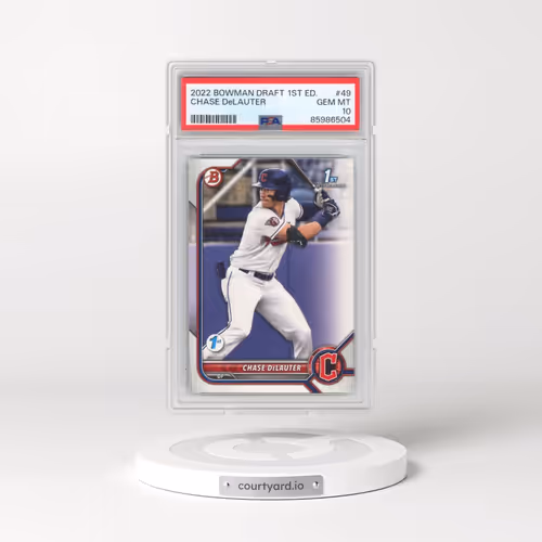 2022 Bowman Draft 1st Edition #49 Chase Delauter (PSA 10 GEM MINT)