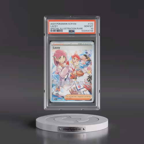 2024 Pokémon Scr EN-Stellar Crown #172 Lacey - Special Illustration Rare (PSA 10 GEM MINT)