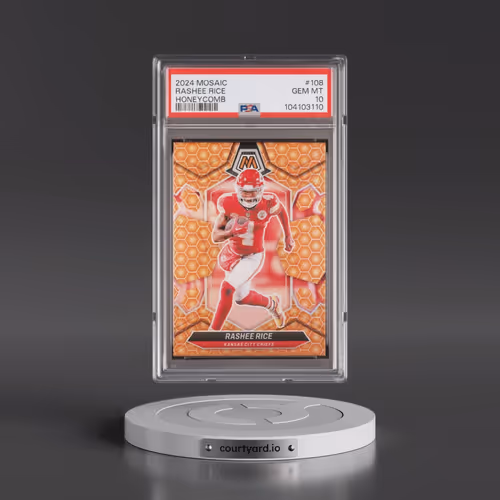 2024 Panini Mosaic #108 Rashee Rice - Honeycomb (PSA 10 GEM MINT)