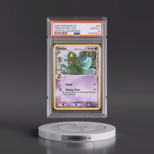 2006 Pokémon EX Crystal Guardians #68 Treecko - Reverse Foil (PSA 10 GEM MINT)