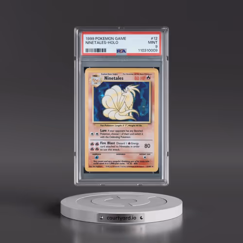 1999 Pokémon Game #12 Ninetales - Holo (PSA 9 MINT)