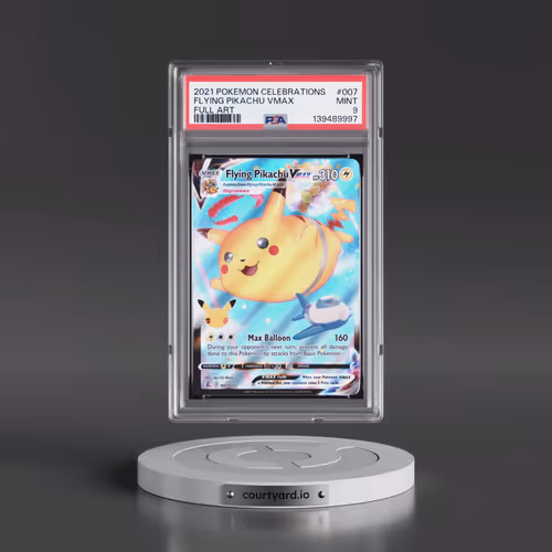 2021 Pokémon Celebrations #007 Flying Pikachu Vmax - Full Art (PSA 9 MINT)